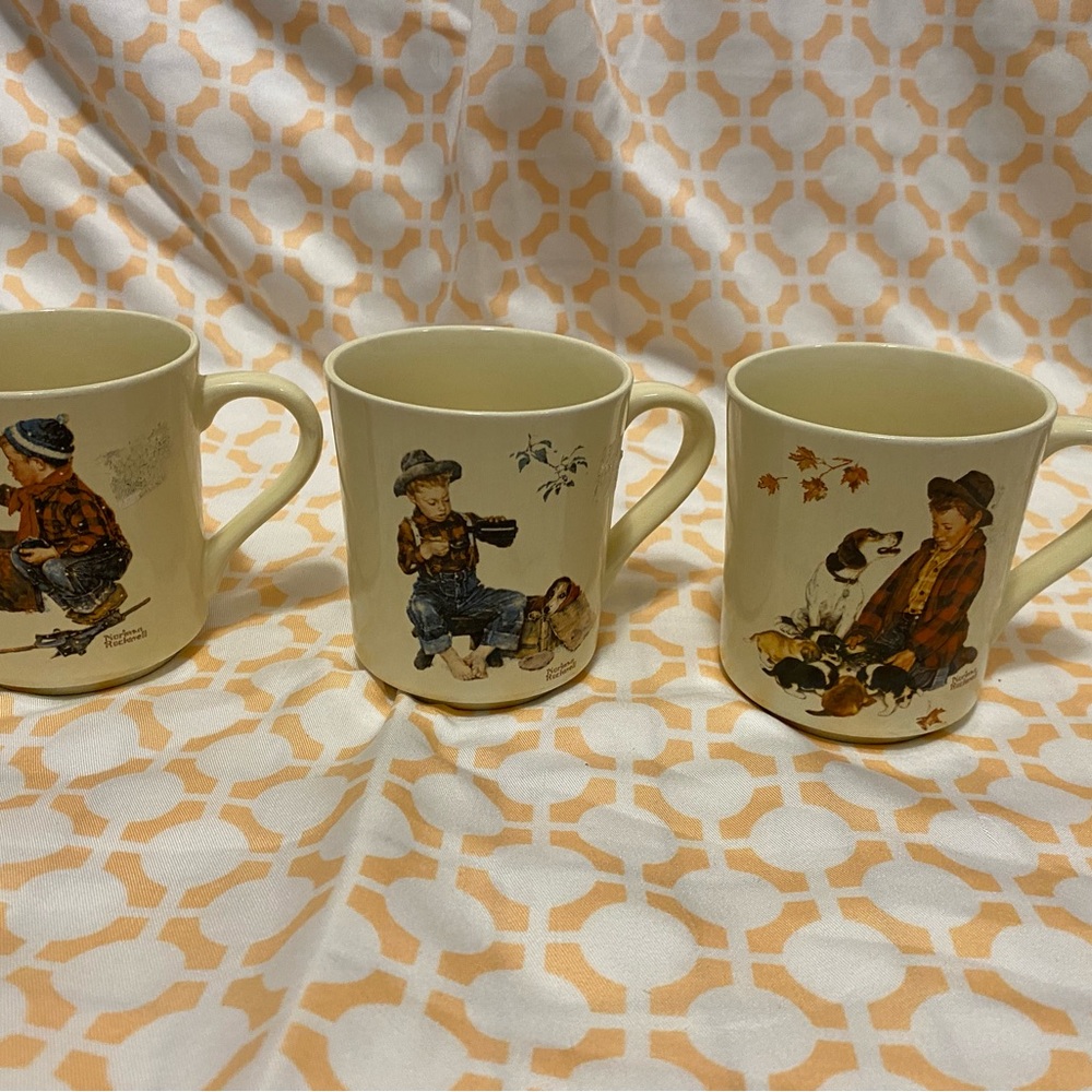 3 cups by Norman Rockwell